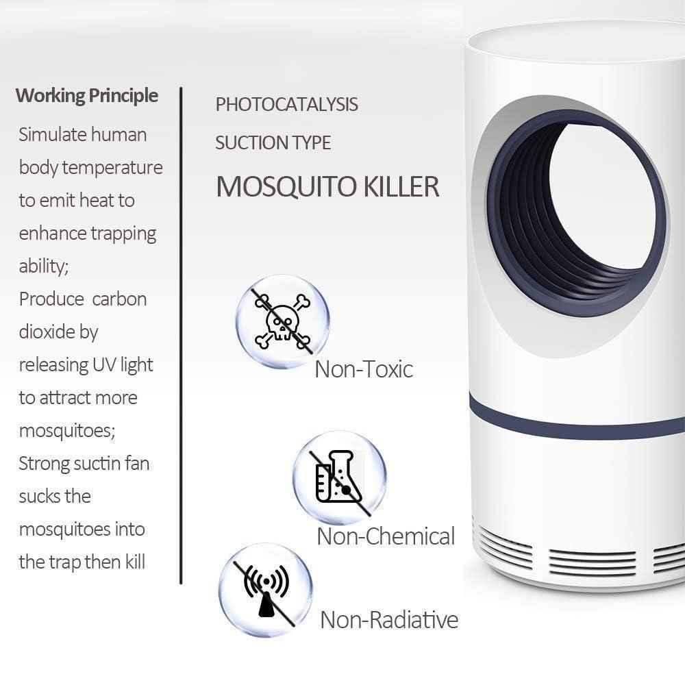 Electronic LED Mosquito Killer Lamp with USB – Insect Trap Machine for Home & Outdoor
