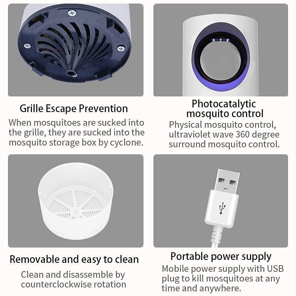 Electronic LED Mosquito Killer Lamp with USB – Insect Trap Machine for Home & Outdoor