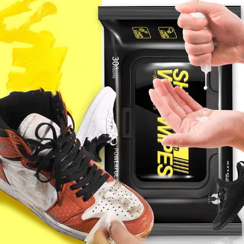 Natural Sneaker & Shoe Cleaner Wipes – 1 Pack of 80 Disposable Cleaning Wipes