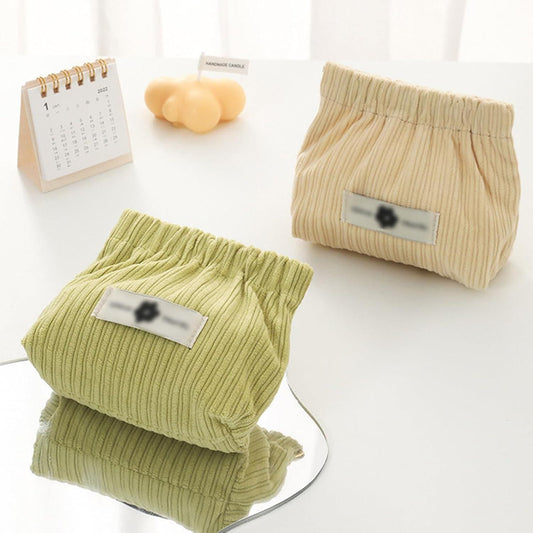 Small Makeup Bag – Portable Travel Pouch for Cosmetics & Essentials (Pack of 2)