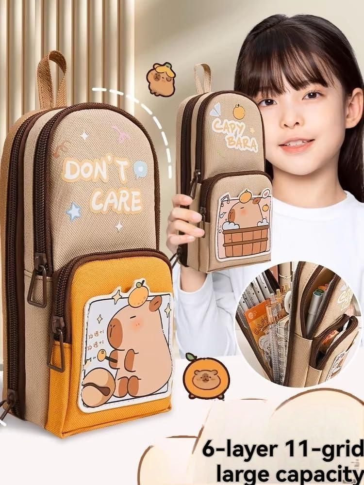 Pencil Pouch – Compact Stationery Organizer for School, College, and Office