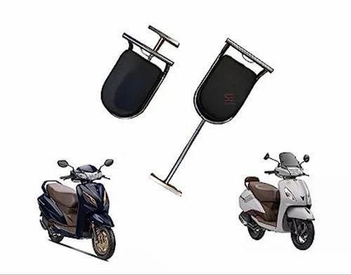 Portable Baby Seat for Scooters – Leather & Stainless Steel Safety Seat