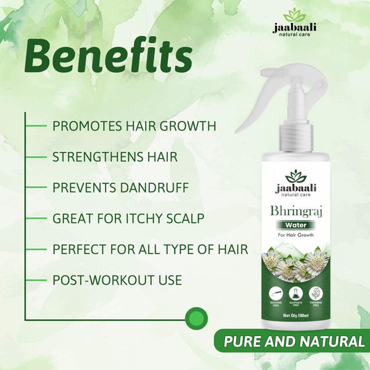 Bhringraj Water for Hair Growth – 100ml Natural Hair Care Tonic