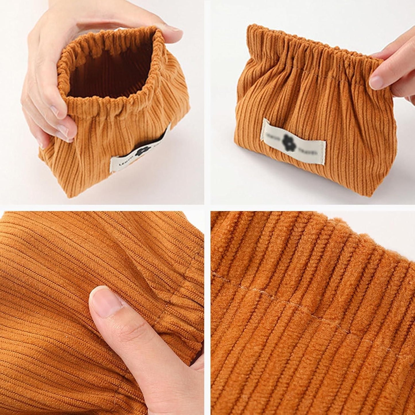 Small Makeup Bag – Portable Travel Pouch for Cosmetics & Essentials (Pack of 2)