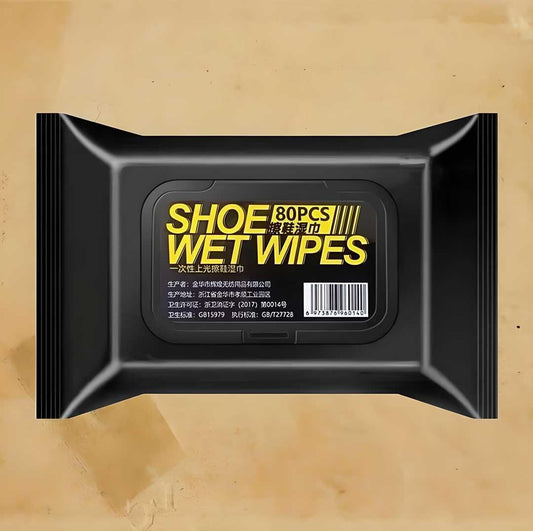 Natural Sneaker & Shoe Cleaner Wipes – 1 Pack of 80 Disposable Cleaning Wipes
